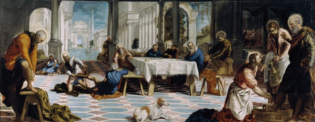 La Lavanda dei piedi di Tintoretto